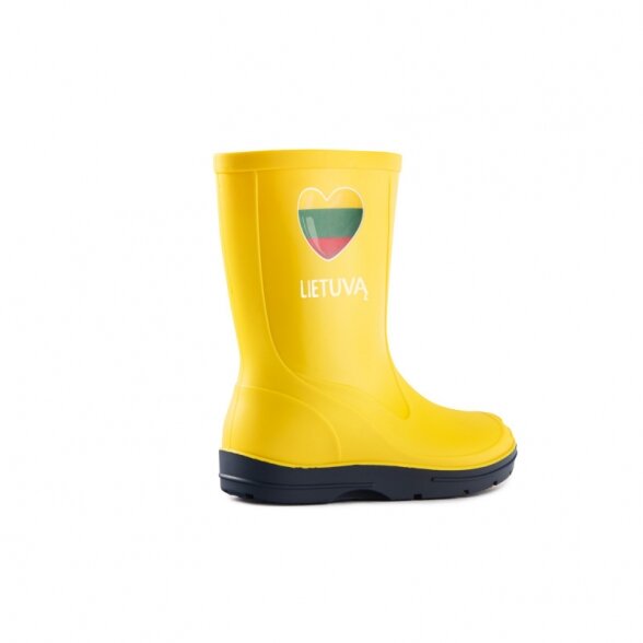 Geltoni guminiai batai vaikams "Myliu Lietuvą" 120P 3