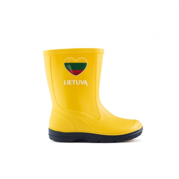 Geltoni guminiai batai vaikams "Myliu Lietuvą" 120P 2
