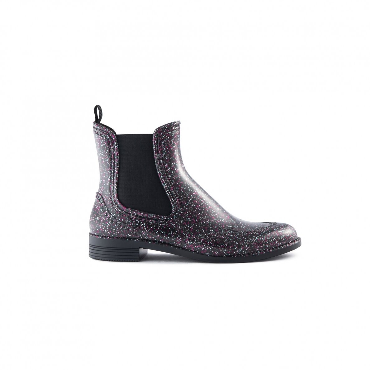 Moteriški guminiai batai Chelsea, Glitter bordo 160P 1