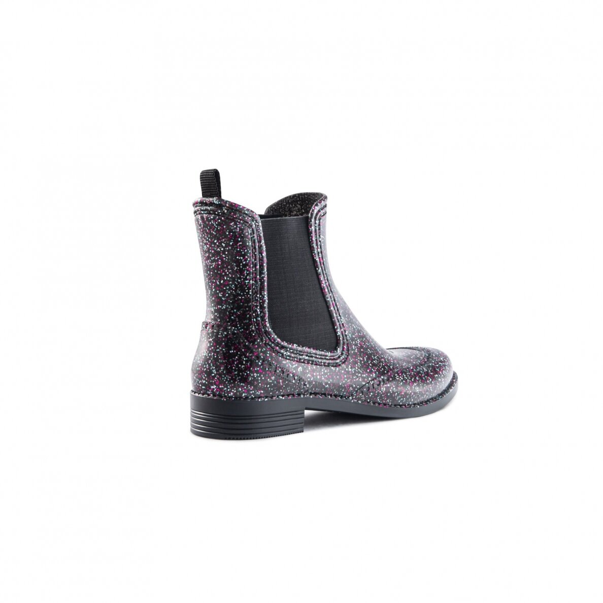 Moteriški guminiai batai Chelsea, Glitter bordo 160P 2