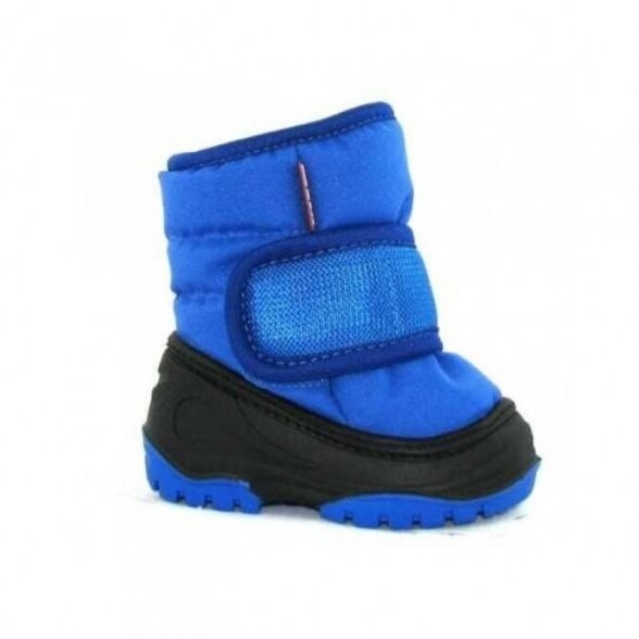 Mėlyni sniego batai vaikams su lipduku OLAFAS